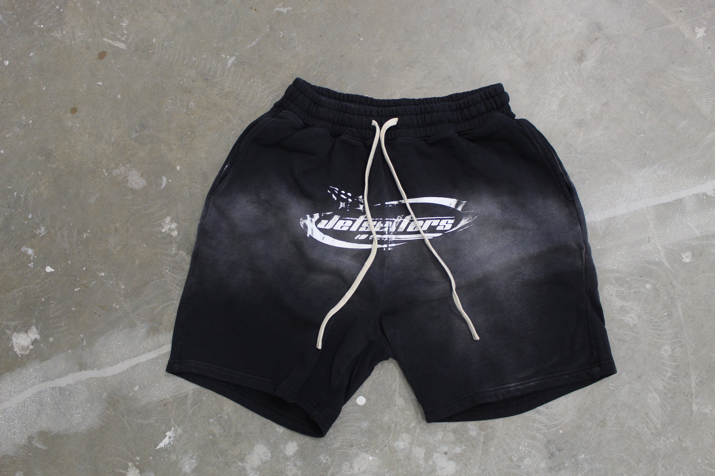 Jetsetters Acid Wash Shorts